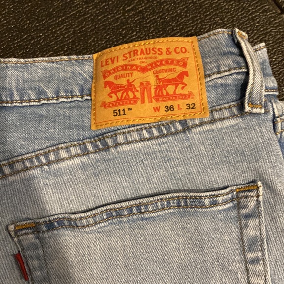 Levi’s 511 Light Blue Men’s Jeans - Picture 6 of 7